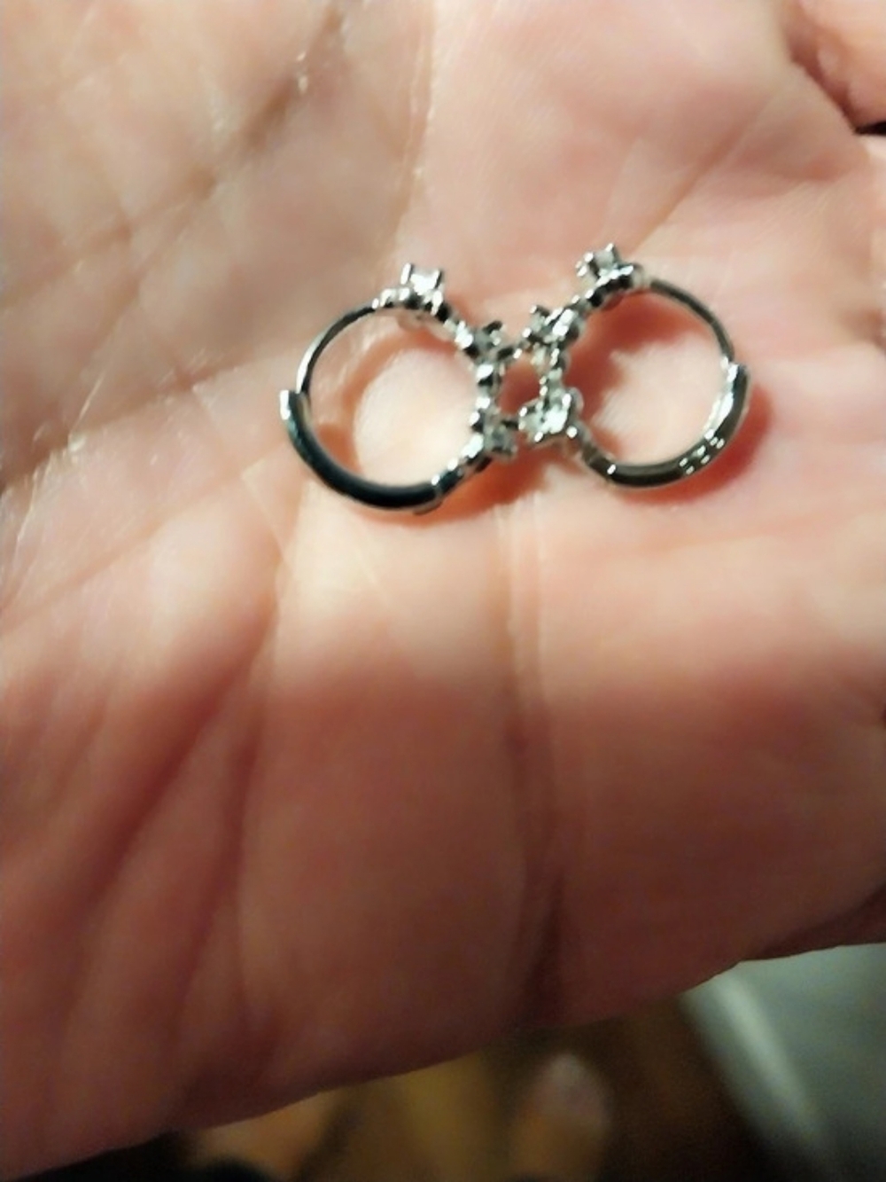 Sterling Silver Hoop Earrings Like New